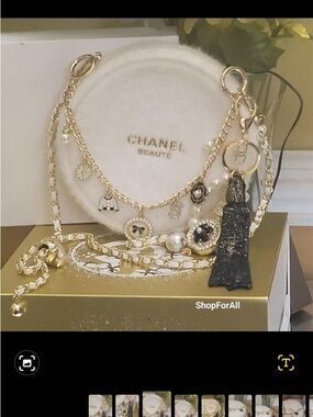 Chanel cosmetic bag pouch